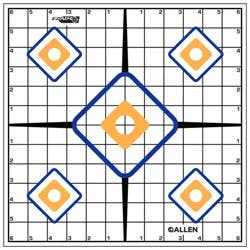 Allen EZ Aim Sight Grid Target, 12 Pack