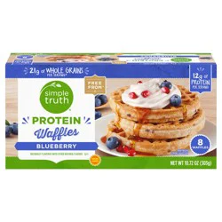 Simple Truth Blueberry Protein Waffles
