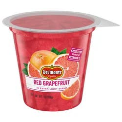 Del Monte Red Grapefruit Fruit Cup Snacks, 7 oz Cup