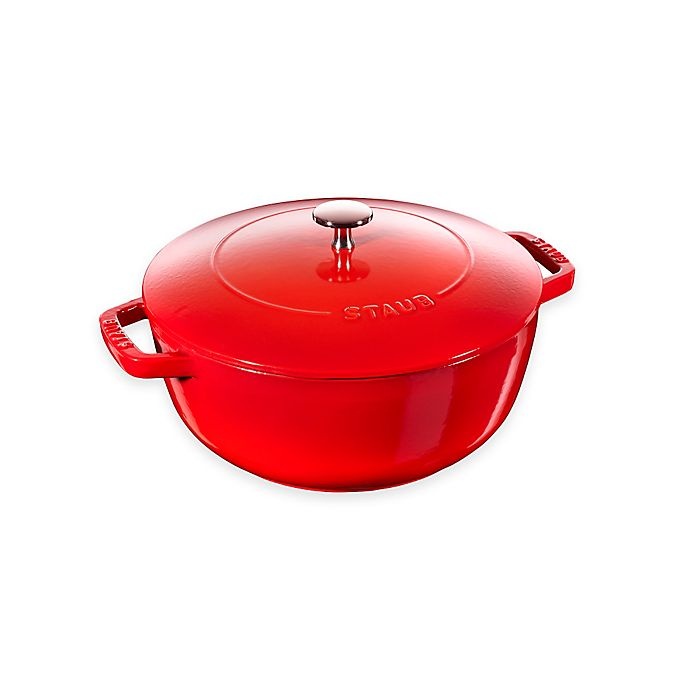 slide 1 of 1, Staub Essential Dutch Oven - Cherry, 3.75 qt