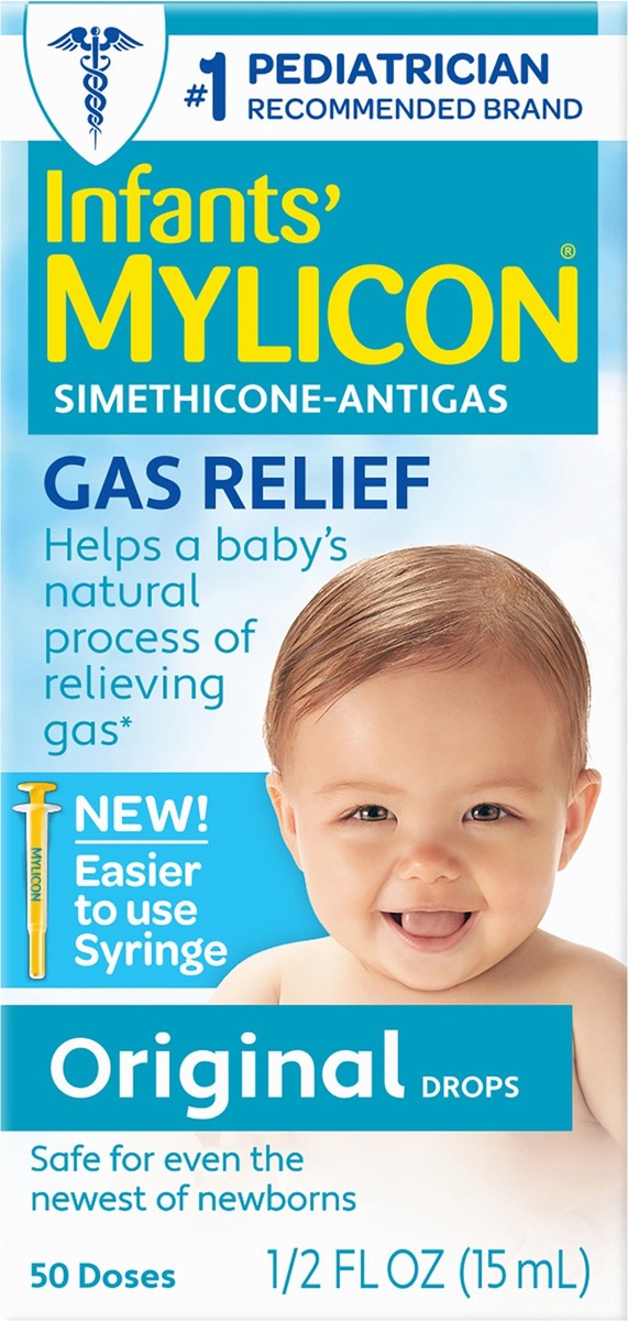 slide 5 of 12, Mylicon Infants Gas Relief, Original Drops, 0.5 oz