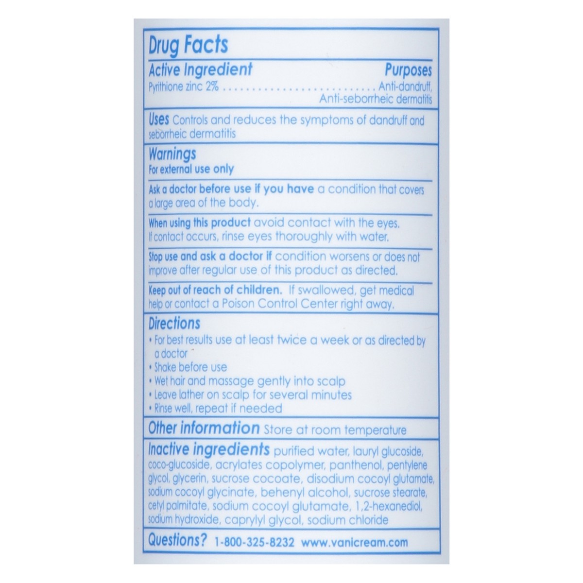 slide 3 of 15, Vanicream Dandruff Shampoo for Sensitive Skin 8 fl oz, 8 fl oz