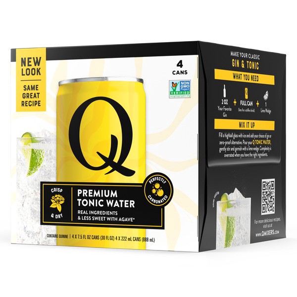 slide 1 of 1, Q Mixers Premium Tonic Water, 30 fl oz