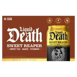 Liquid Death, Sweet Reaper Iced Tea, Southern Style Sweet Tea