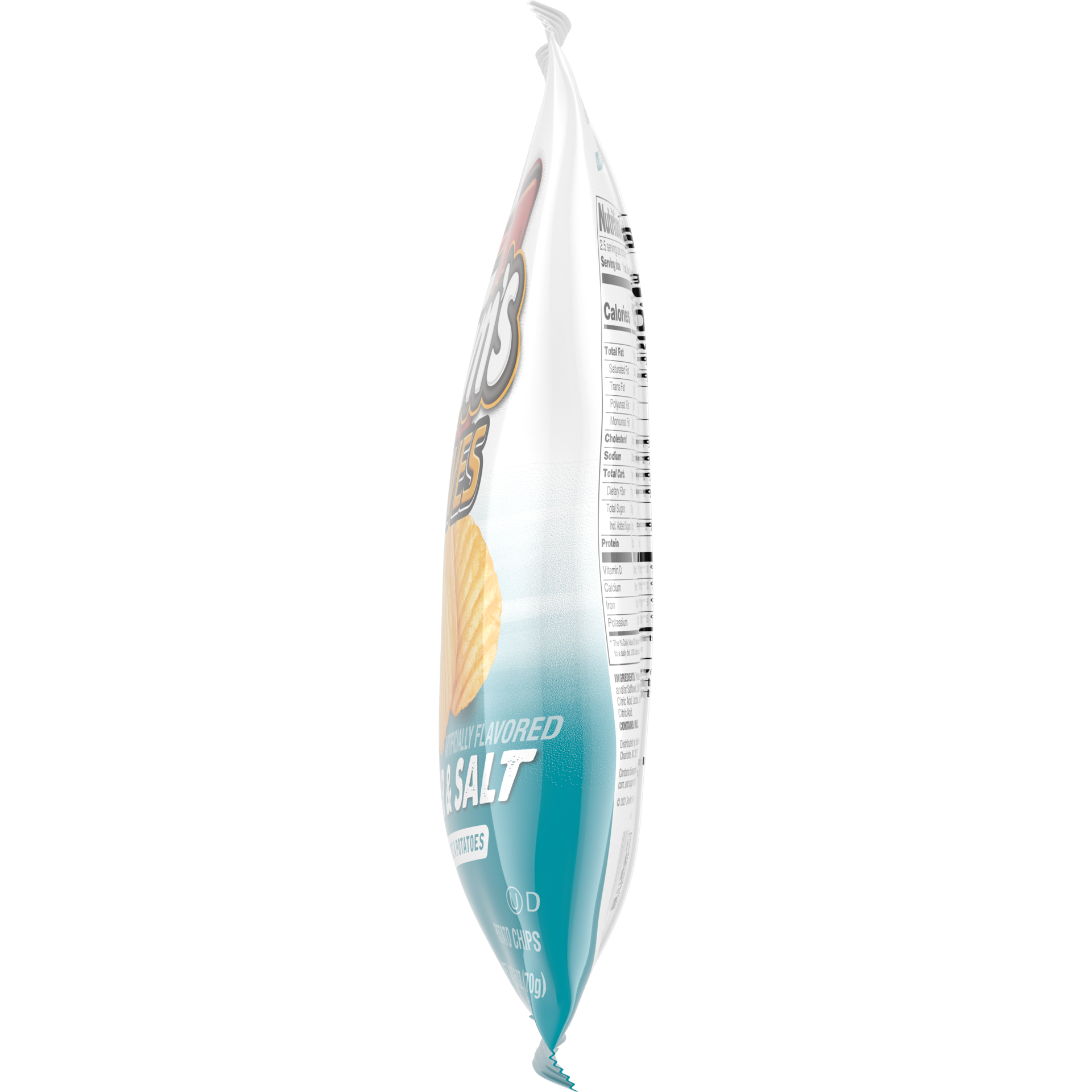 slide 4 of 5, Tom's Vinegar and Salt Flavored Potato Chips, 2.500 oz