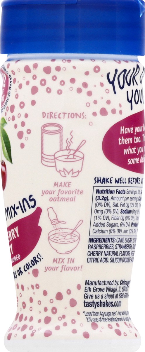 slide 5 of 12, Tasty Shakes Berry, Berry Cherry Oatmeal Mix-Ins 3 oz, 3 oz