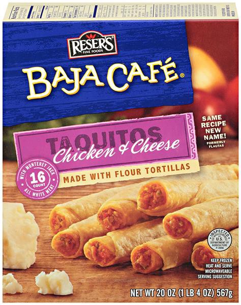 slide 1 of 1, Baja Cafe Chicken Flautas, 1 ct