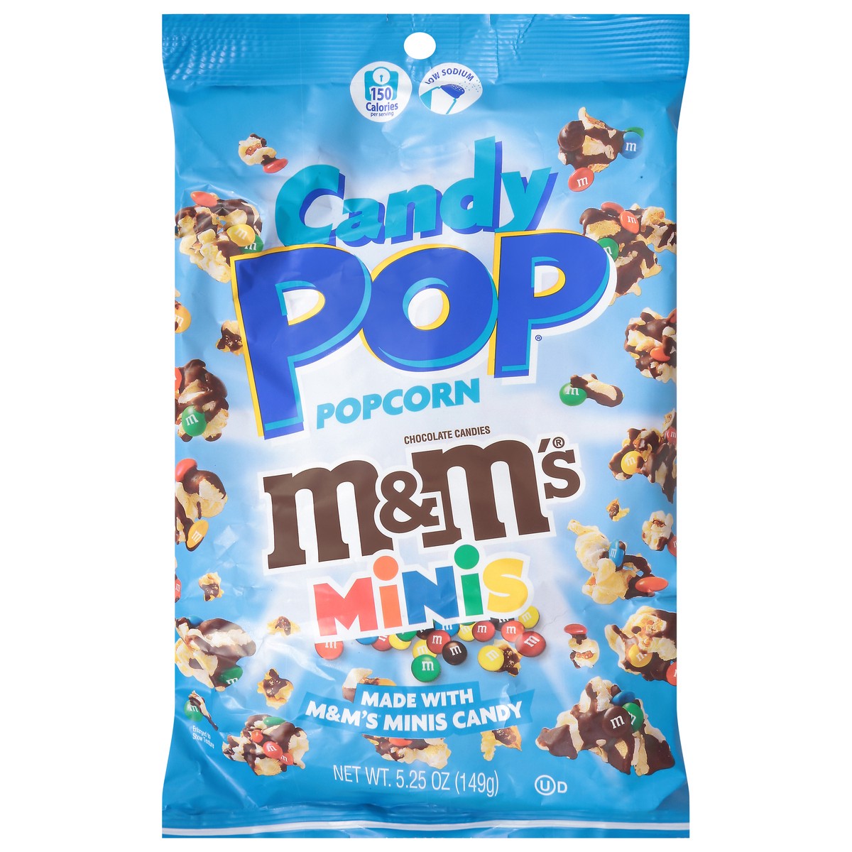 slide 1 of 2, M&M's Pop Minis Candy Popcorn Minis 5.25 oz, 5.25 oz