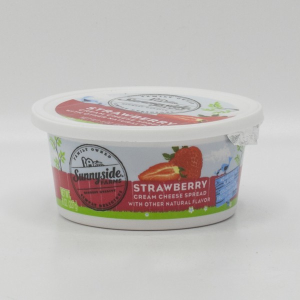 slide 1 of 1, Sunnyside Farms, Strawberry Cream Cheese Spread, 8 oz