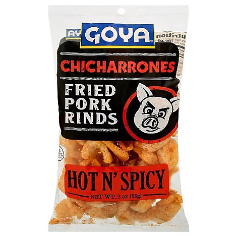 slide 1 of 1, Goya Chicarrones Hot Spicy - 3 Oz, 3 oz