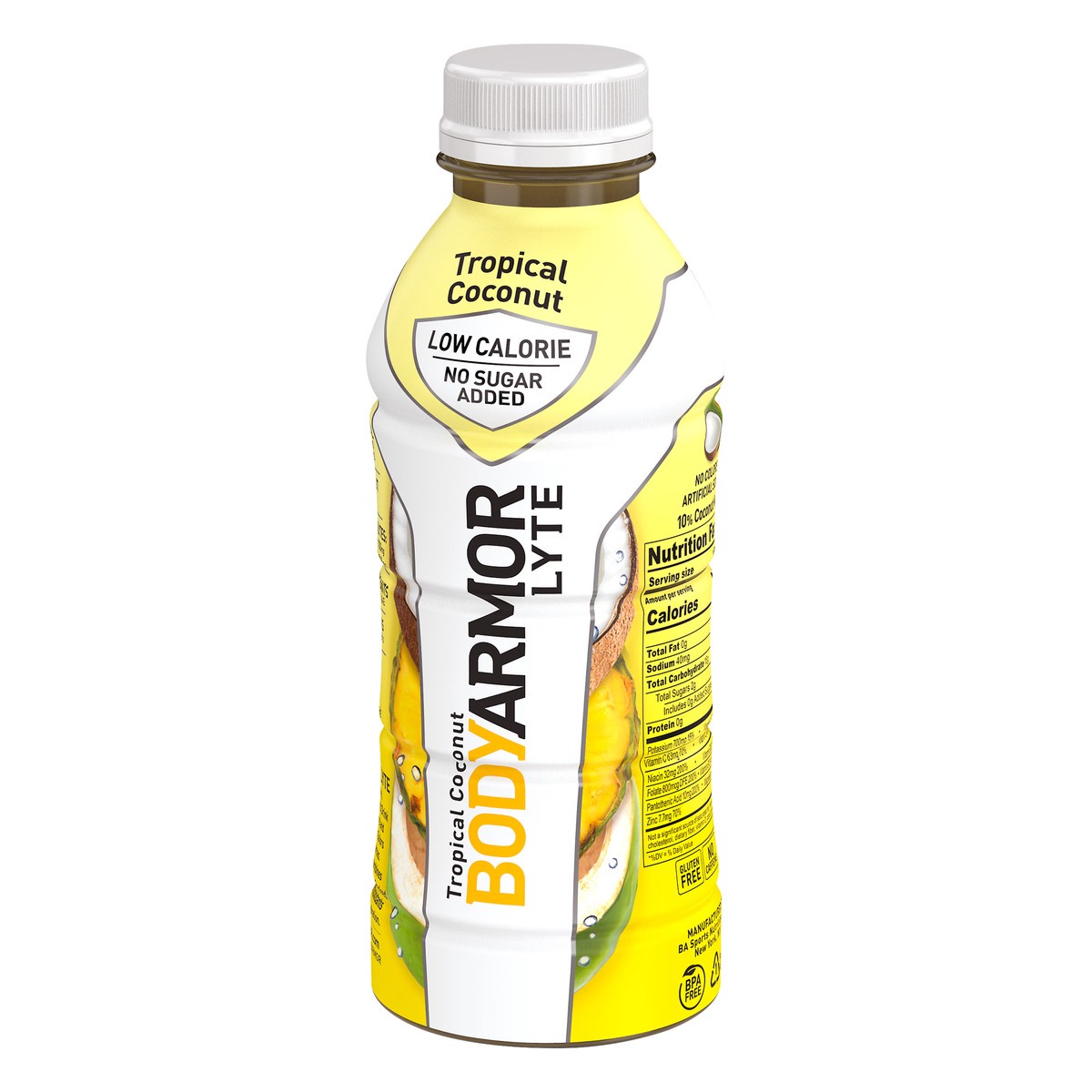 slide 9 of 12, BODYARMOR Lyte No Sugar Added Tropical Coconut Sports Drink 16 oz, 16 oz