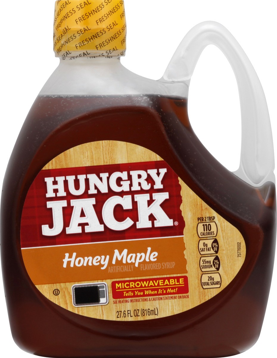 slide 6 of 9, Hungry Jack Honey Maple Syrup, 27.6 fl oz