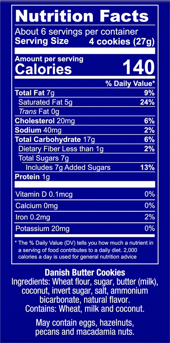 slide 2 of 12, Royal Dansk Danish Butter Cookies 2 - 2.82 oz Packs, 2 ct