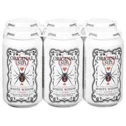 Original Sin Non-Alcoholic White Widow Cider 6 - 12 fl oz Cans