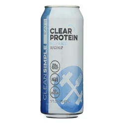 Clean Simple Eats Blue Razz Clear Protein 16 fl oz