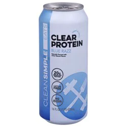 Clean Simple Eats Blue Razz Clear Protein 16 fl oz