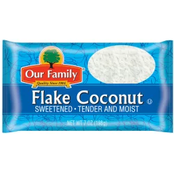 Our Family Flake Coconut - Sweetened