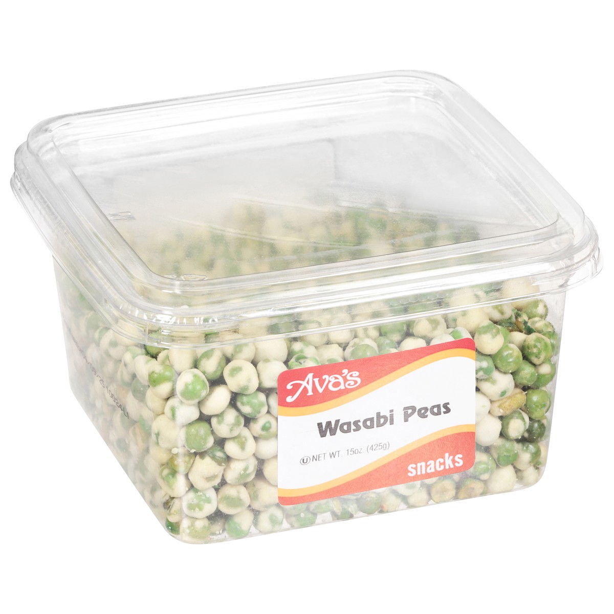 slide 4 of 4, Ava's Snacks Wasabi Peas 15 oz, 15 oz