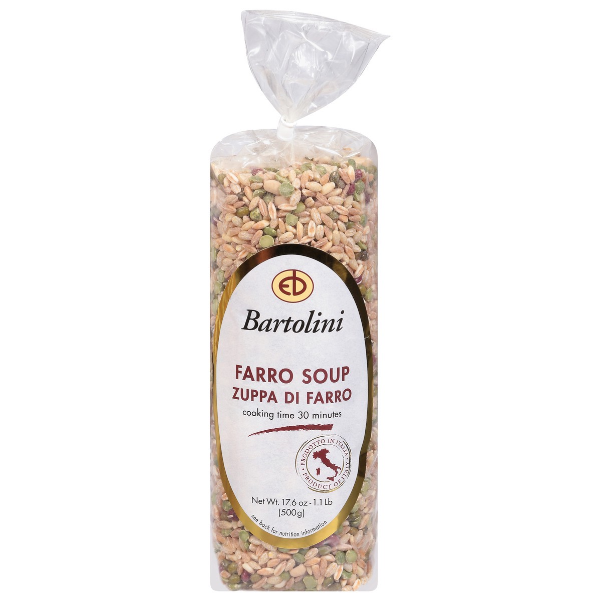 slide 3 of 14, Bartolini Farro Soup 17.6 oz, 17.6 oz