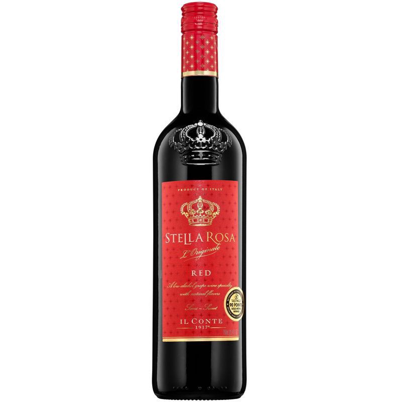 slide 1 of 7, Stella Rosa Red Semi-Sweet Red Wine 750mL, 25.4 fl oz