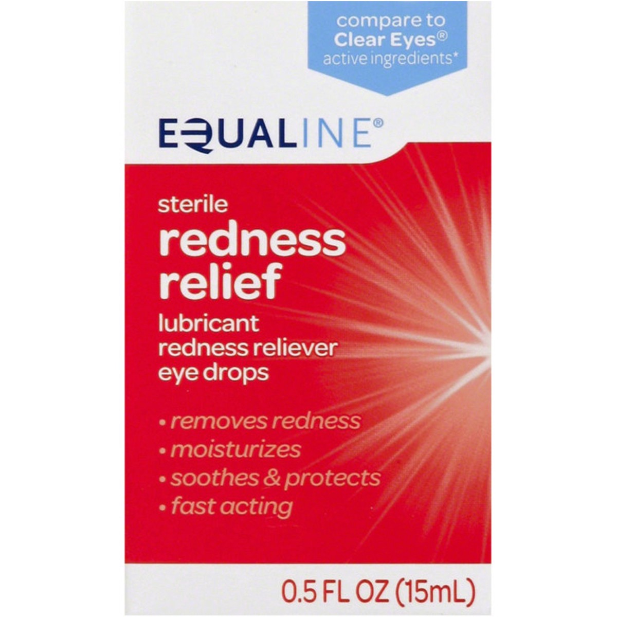 slide 1 of 1, Equaline Eye Redness Relief, 0.5 oz