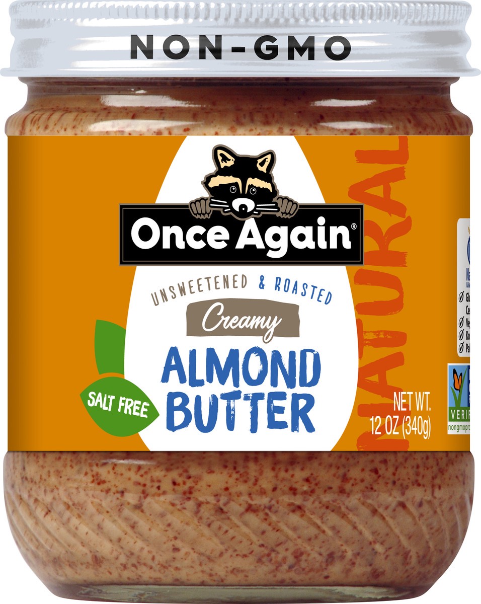 slide 4 of 5, Once Again Once Almond Butter Smooth, 12 oz