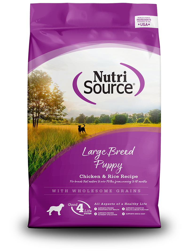 slide 1 of 2, Nutrisource Chicken/Rice Large Puppy, 5 lb