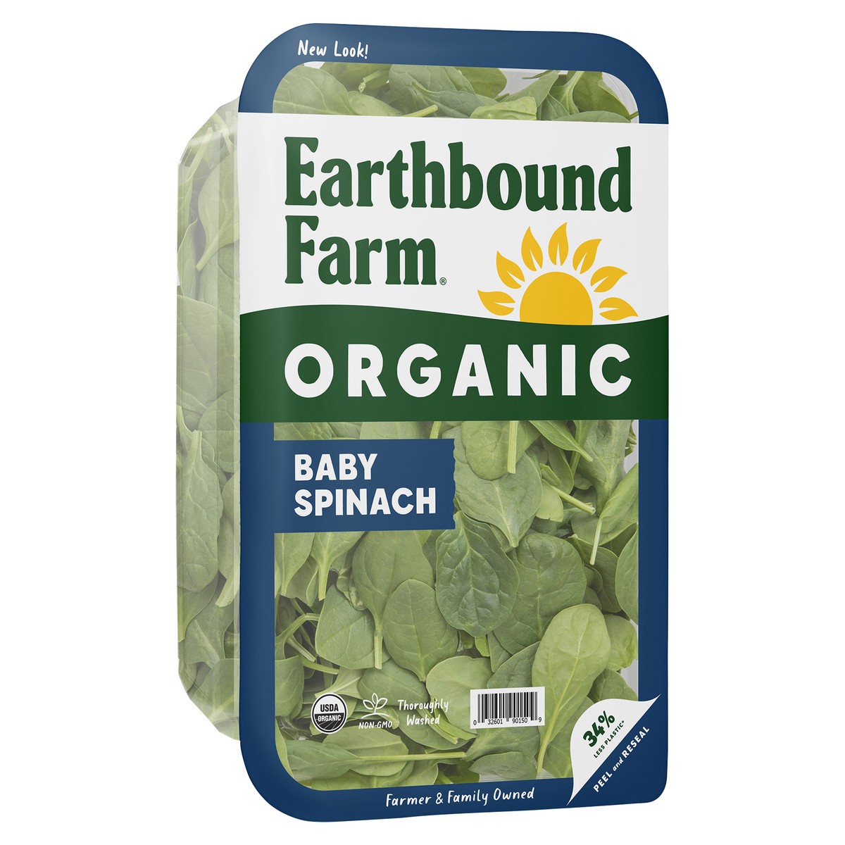 slide 1 of 6, Earthbound Farm Baby Spinach, 16 oz