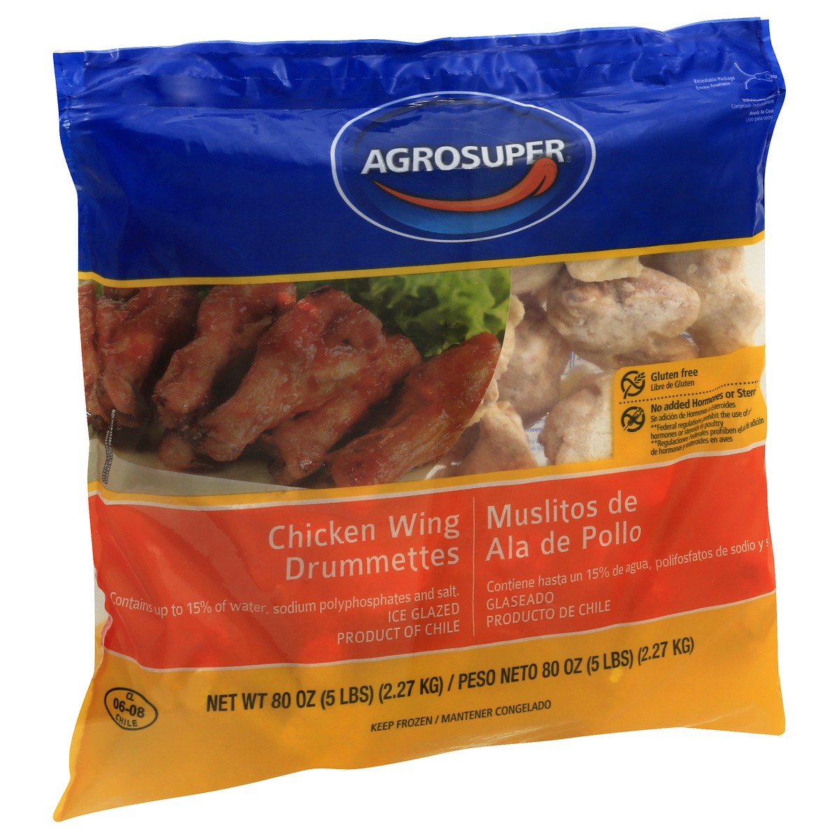 slide 3 of 13, Agrosuper Chicken Wing Drumettes 80 oz, 80 oz