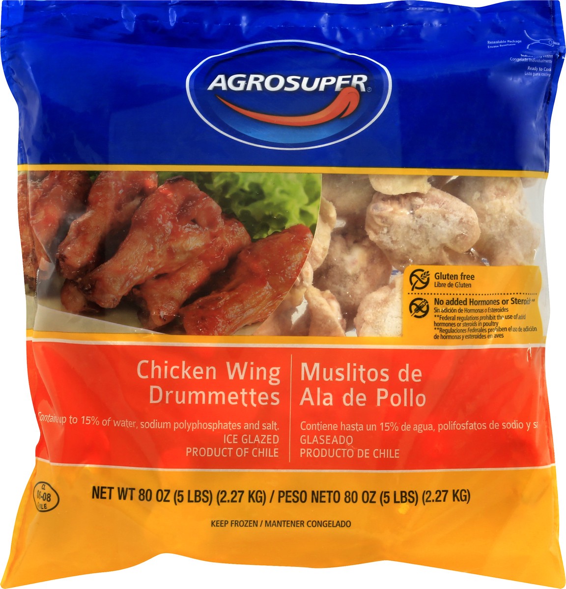 slide 1 of 13, Agrosuper Chicken Wing Drumettes 80 oz, 80 oz