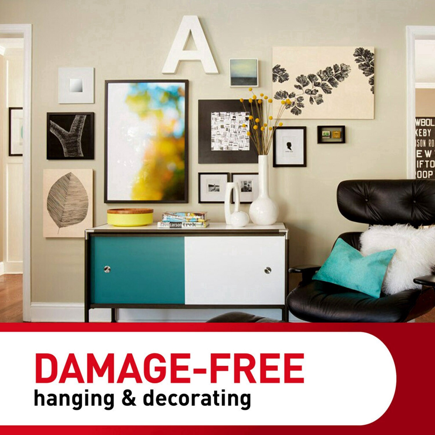 slide 4 of 186, Command Damage-Free Hanging Large Picture Hanging Strips, 4 Ct, 1 ct