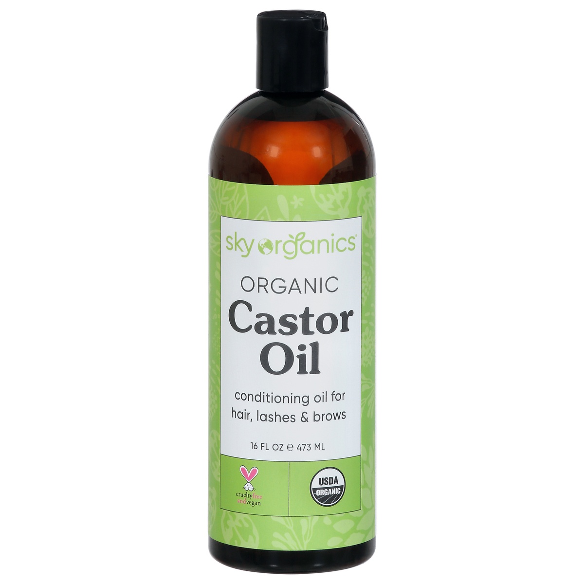 Sky Organics, Organic Castor Oil, 16 fl oz (473 ml)