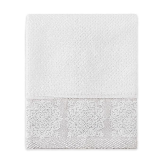 slide 1 of 2, Felicity Hand Towel - Grey, 1 ct