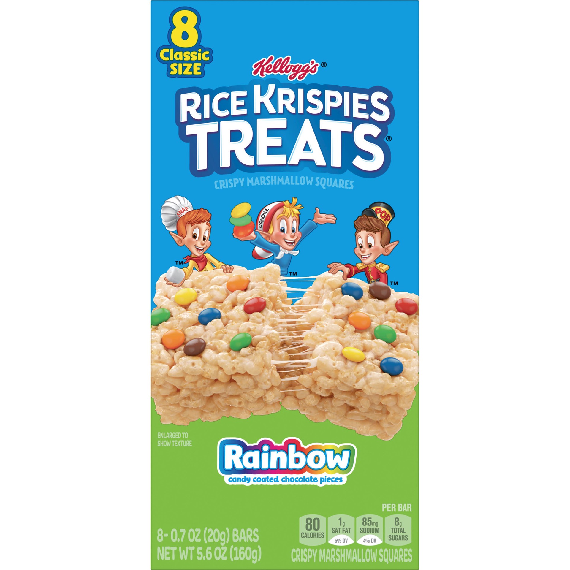 slide 5 of 5, Rice Krispies Treats Rainbow Marshmallow Snack Bars, 5.6 oz