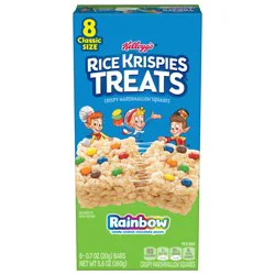 Rice Krispies Treats Rainbow Marshmallow Snack Bars
