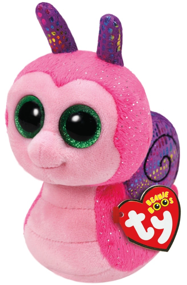 slide 1 of 1, TY Beanie Boos Scooter Plush Snail, 8 in