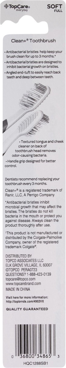 slide 11 of 11, TopCare Everyday Soft Toothbrush 1 ea, 1 ct