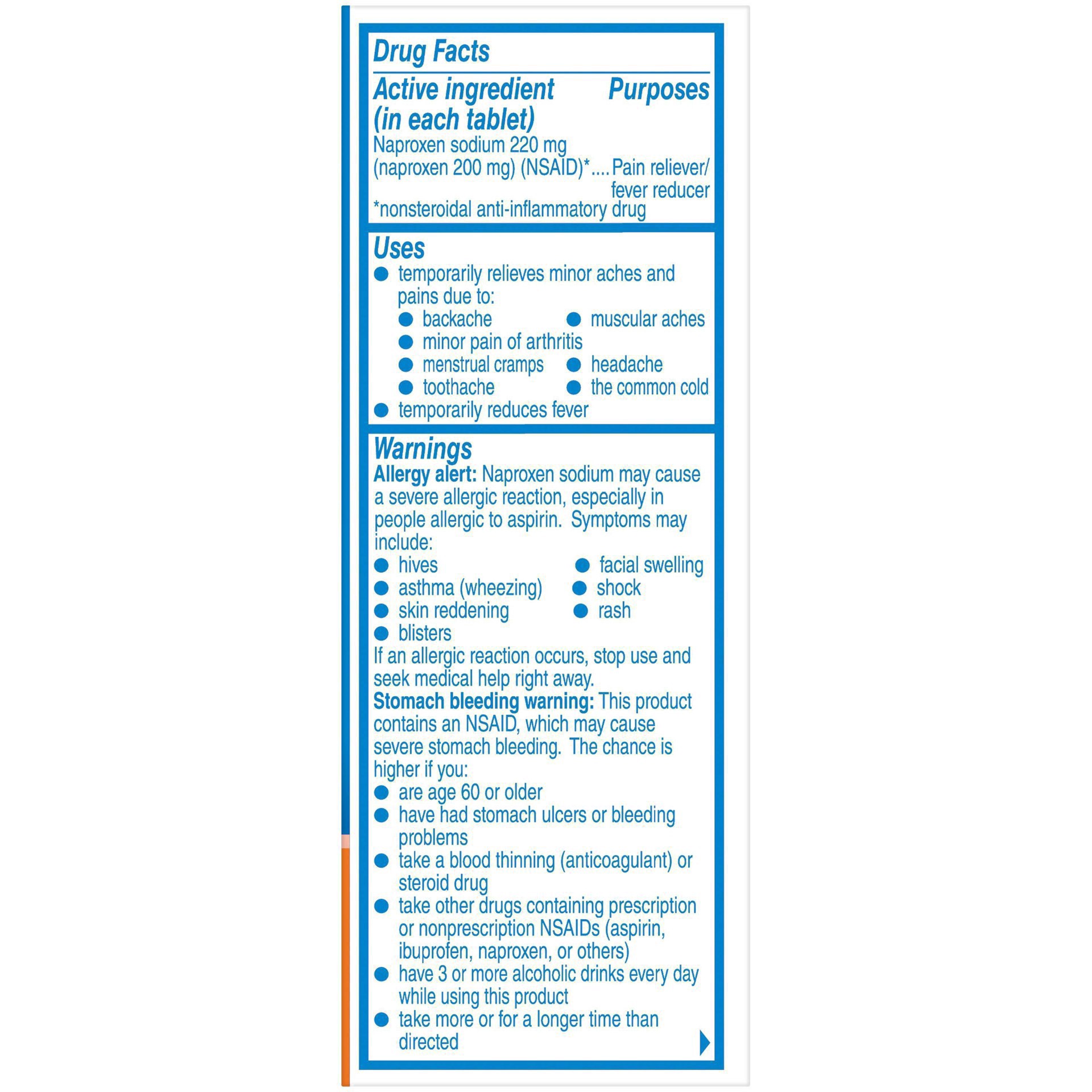 slide 66 of 73, Aleve Back & Muscle Pain Relief Naproxen Sodium Tablets, 50 ct