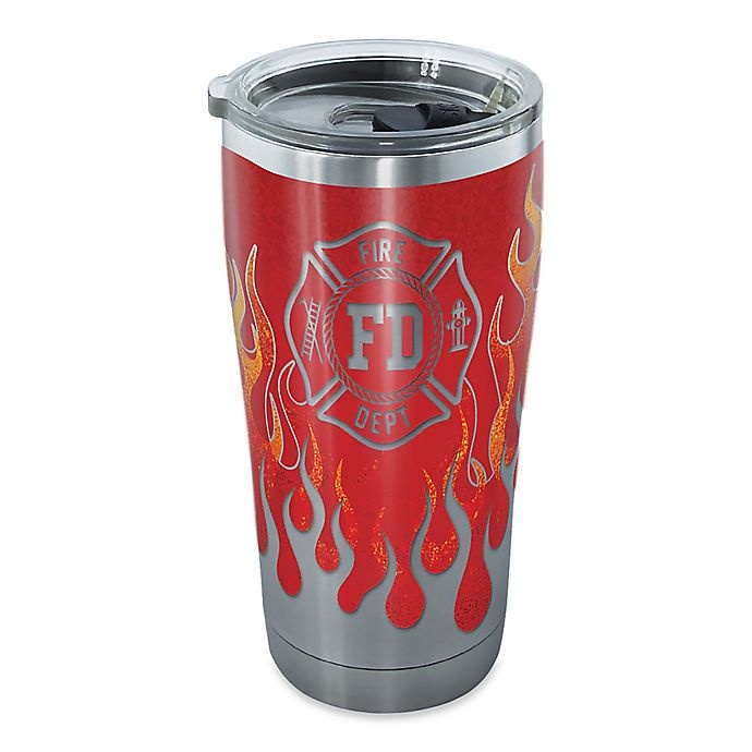 slide 1 of 1, Tervis Firefighter Stainless Steel Tumbler with Lid, 20 oz