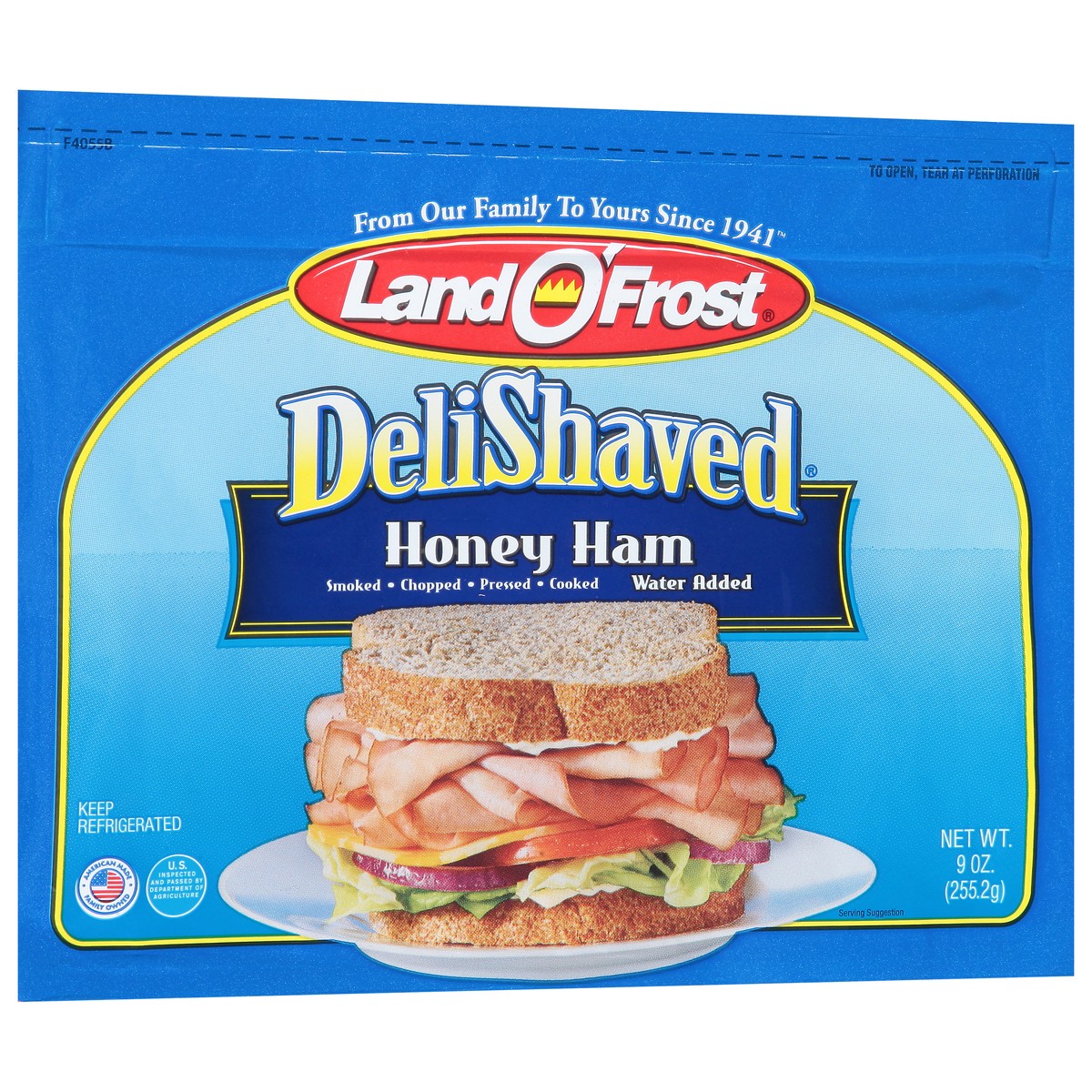 slide 7 of 9, Land O' Frost DeliShaved Honey Ham 9 oz, 9 oz