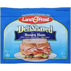 Land O' Frost DeliShaved Honey Ham 9 oz