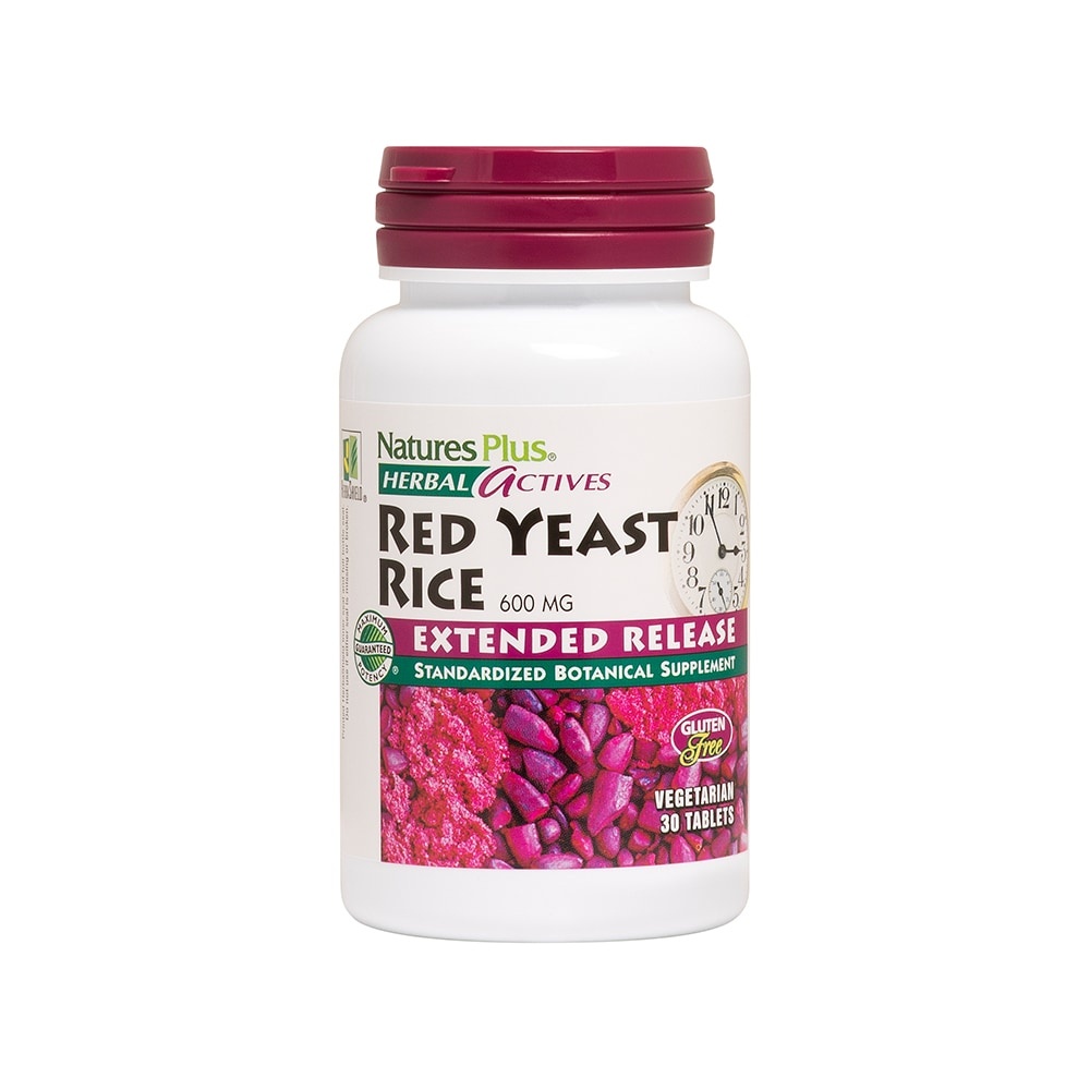 slide 1 of 1, Nature's Plus Herbal Active Red Yeast Rice Extended Release, 30 ct