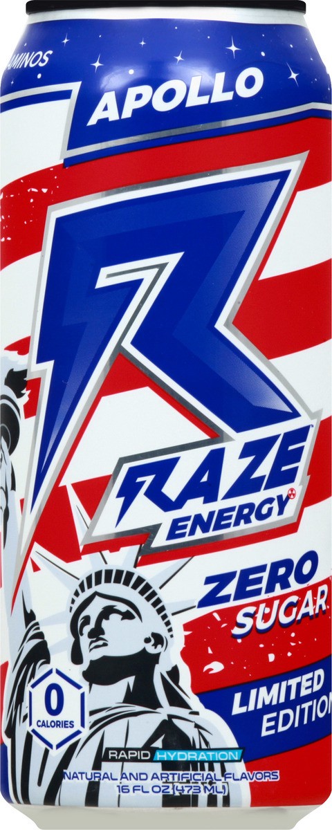 slide 12 of 13, Raze Energy Apollo Energy Drink, 16 oz