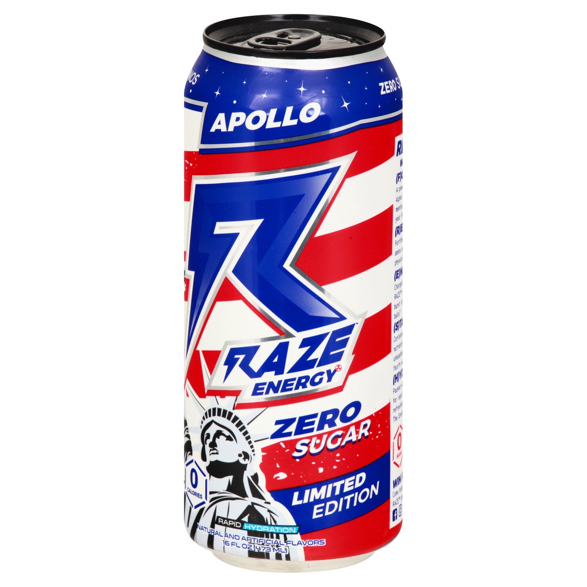 slide 9 of 13, Raze Energy Apollo Energy Drink, 16 oz