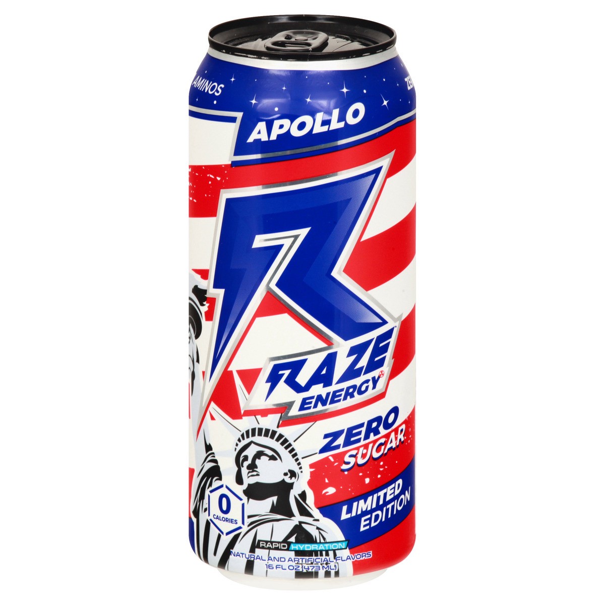 slide 1 of 13, Raze Energy Apollo Energy Drink, 16 oz