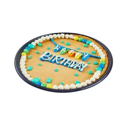 Fresh Large Decorated Round Message Cookie