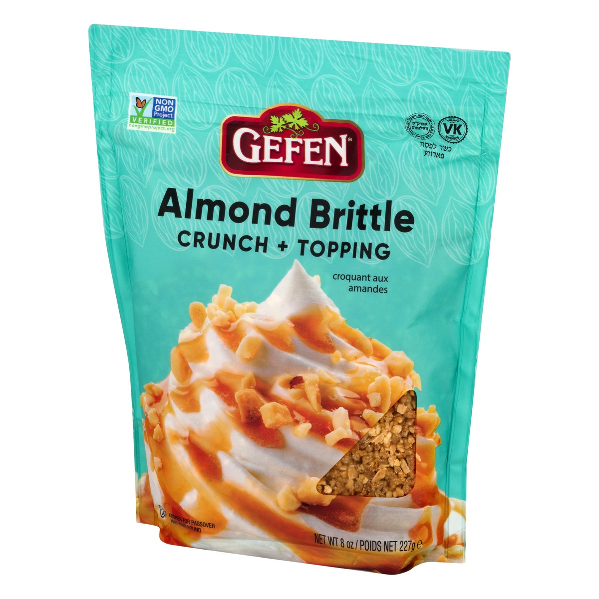 slide 3 of 9, Gefen Crunch + Topping Almond Brittle 8 oz, 8 oz