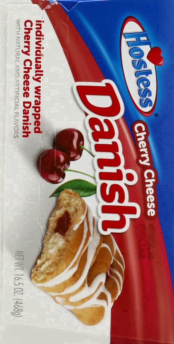 slide 37 of 38, HOSTESS Cherry Cheese Round Danish, 6 Count , 16.50 oz, 16.5 oz