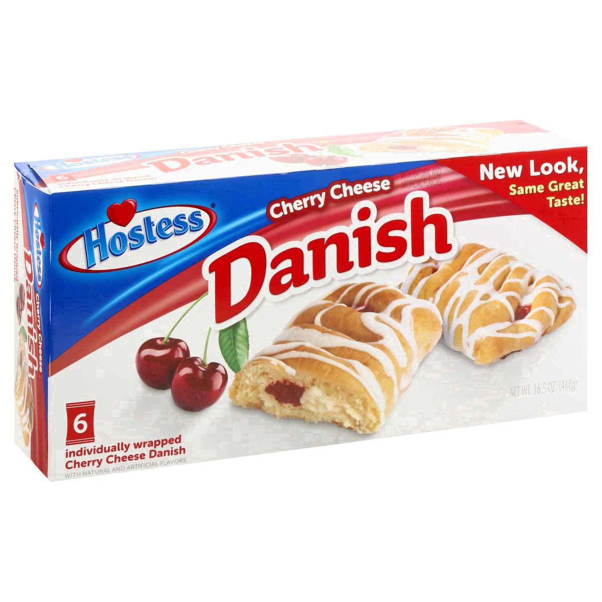 slide 18 of 38, HOSTESS Cherry Cheese Round Danish, 6 Count , 16.50 oz, 16.5 oz