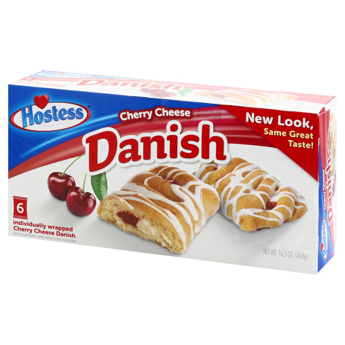 slide 24 of 38, HOSTESS Cherry Cheese Round Danish, 6 Count , 16.50 oz, 16.5 oz